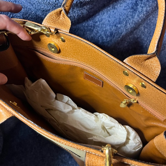 Lederer Leather Tote Bag Satchel - Picture 5 of 9